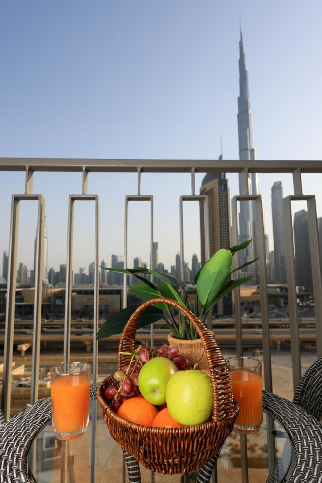 Stunning Burj View Dubai Mall Access Infinity Pool Appartement Buitenkant foto