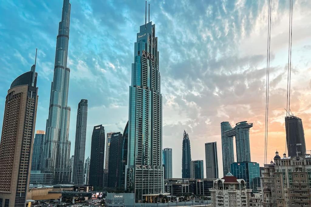 Stunning Burj View Dubai Mall Access Infinity Pool Appartement Buitenkant foto